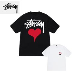 【新品】タグ ハートロゴTシャツ 半袖 ホワイト ユニセックス 男女兼用