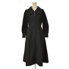 【foufou】FF211OP05 #28 big collar button dress ビッグカラーボタンドレ長袖ワンピース