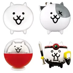 【中古】トレーディングフィギュア 全4種セット 「カプキャラ にゃんこ大戦争10」