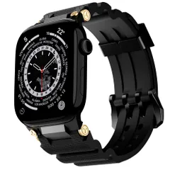 [BELTIES] メタルギアシリコンバンド アップルウォッチバンド AppleWatch用 アップルウォッチ10 42mm（Series 1/2/3） 44mm 45mm 46mm 49mm 汗 シリコン ウルトラ SE スポーツバンド ベルト アウトド…