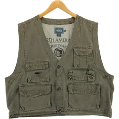 古着 90年代 ウールリッチ WOOLRICH フィッシングベスト メンズXL相当 ヴィンテージ/eaa551243
