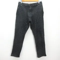 C■ジャーナルスタンダード/JOURNAL STANDARD チェック柄 ウール イージーパンツ/スウェットパンツ【M】黒/MENS/35【中古】■
