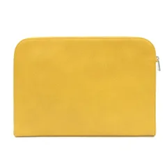  フルラ クラッチバッグ イエロー レザー 中古 黄色