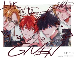 【中古】キャラカード 集合 キヅナツキ描き下ろしポラロイド風カード 「映画 ギヴン 海へ」 ムビチケカード購入特典