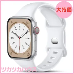 【新品】純正 アップルウォッチ 45mm S/M スポーツバンド・ホワイト②