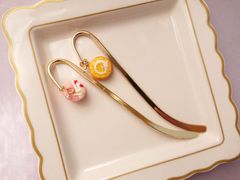 ピンクマカロン&ドーナツのブックマーカーセット
