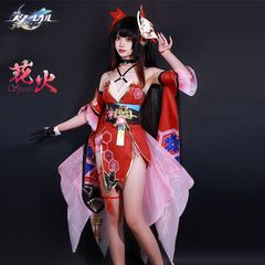 崩壊スターレイル　火花　コスプレ　衣装　高品質　メルカリハロウィン 崩壊 スターレイル 花火コスプレ ウイングお面付き衣装 匿名配送即日