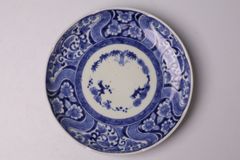 394 錦手 花 鳥 竹 古伊万里 伊万里焼 骨董 アンティーク 7寸皿 5枚