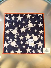 【未使用・新品】【公式正規取扱い】Vivienne Westwood（ヴィヴィアンウエストウッド）ORBS AND STARS タオルハンカチ 星モチーフ ギフト プレゼント
