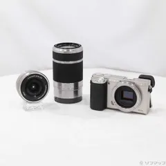 h*o様 【中古】SONY α6000 シルバー ダブルズームレンズキット 中古】SONY ソニー α6000 ILCE-6000 ダブルズームレンズキット