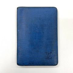 LOUIS VUITTON ルイ・ヴィトン エピ オーガナイザー・ドゥ・ポッシュ カードケース 名刺入れ M63585 トレドブルー フランス製