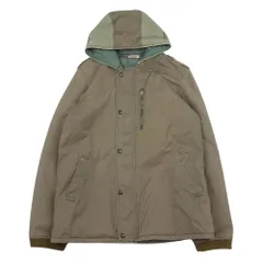 HOLLYWOOD RANCH MARKET ハリウッドランチマーケット H.R.MARKET HBT 中綿 JKT ヘリンボーン ダック コットン フーデッド ジャケット ベージュ系 3【中古】のサムネイル
