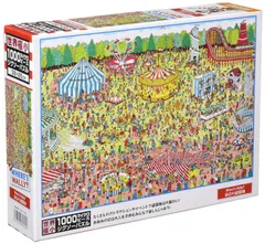【人気商品】1000マイクロピース ビバリー ジグソーパズル Where's 【日本製】 Wally 休日の遊園地マイクロピース(26×38cm) ビバリー(BEVERLY) M81-726