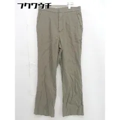 ◇ SLOBE IENA スローブイエナ リネン混 パンツ サイズ 38 カーキ レディース  【中古】 【1106230010488】