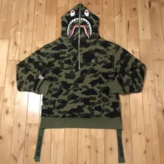 BAPE camo シャークパーカー shark ベイプ ape エイプ 迷彩