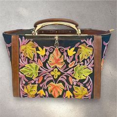 コーチ COACH フローラル パッチワーク 2WAYバッグ上品で高級感ある 