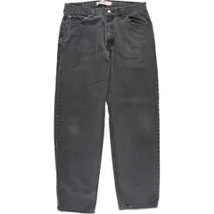 古着 リーバイス Levi's 550 RELAXED FIT ブラックデニム テーパードデニムパンツ メンズw34相当/eaa520754