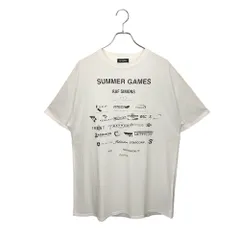 RAF SIMONS ラフシモンズ 17AW SUMMER GAMES 半袖 Tシャツ 172-121 19000-01099 L ホワイトのサムネイル