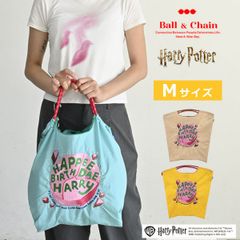 【送料無料】【即納】 Ball＆Chain ボールアンドチェーン 正規品 H.BIRTHDAY CAKE Mサイズ ハリーポッター バッグ エコバッグ トートバッグ 刺繍 ギフト A4 348005