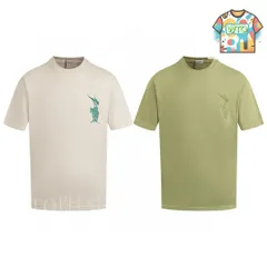 【今日特価】BURBERRY 280 グラム 丸首 T シャツ