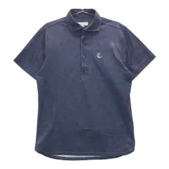 サイズ：L CALLAWAY キャロウェイ  半袖ポロシャツ 総柄 ネイビー系 [240001816855]# ゴルフウェア メンズ