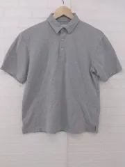 ◇ ◎ URBAN RESEARCH ROSSO シンプル 無地 半袖 ポロシャツ サイズL グレー系 メンズ P 1307250014993のサムネイル
