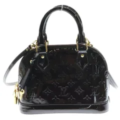 LOUIS VUITTON (ルイヴィトン) モノグラム ヴェルニ アルマBB アマラント 2wayハンドバッグ ショルダーバッグ パテントレザー M91678