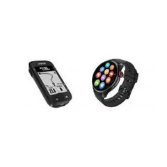 iGPSPORT アイジーピースポーツ BSC200＆LW10 ブラック サイコン＆スマートウォッチ スターターキット