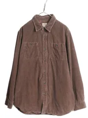 【お得なクーポン配布中!】 00s エルエルビーン コーデユロイ 長袖 シャツ メンズ L 00年代 オールド LLBEAN アウトドア 長袖シャツ チェック ライナー付き ジャケット