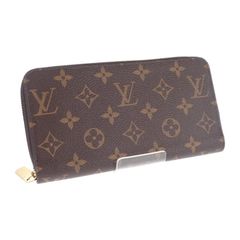 【中古】【Sランク】LOUIS VUITTON ルイヴィトン ジッピー・ウォレット アルマニャック 長財布 ラウンド財布 M42616 モノグラム ブラウン【ISEYA】