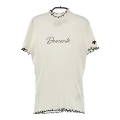サイズ：M DESCENTE GOLF デサントゴルフ  モックネック 半袖Tシャツ  ホワイト系 [240101527442] ゴルフウェア レディース ストスト