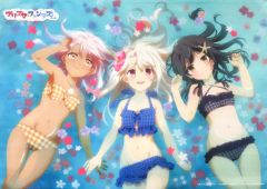 [중고] 태피스트리 일리야 & 미유 & 클로이 바다×수영복! B2 태피스트리 [Fate/kaleid liner 프리즈마☆일리야 생일 파티 in 이케부쿠로 마루이] 수주 생산 한정