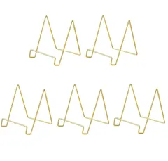 数量限定　本 メニュー 展示 ブックエンド スタンド 金属製 フリースタンド 書見台 ブックスタンド ブックホルダー レシピ台 5個セット 工芸品展示 イーゼル ワイヤースタンド CD 皿 siawadeky 写真立て