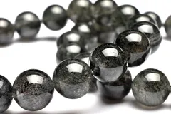 希少カラー◇インド産 ブラックアベンチュリン　13.5mm　ブレスレット 1個売り パワーストーン 天然石 _BG5384-135
