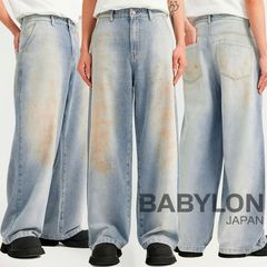 ワイドデニム メンズ ワイド デニムパンツ ストレートデニムパンツ ジーンズ メンズジーパン ジーパン バギーデニムパンツジーンズ ボトムス デニム ゆったり ヴィンテージ レトロ ストリート ファッション おしゃれ  ルーズフィット M L