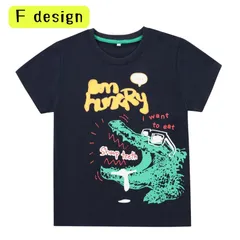 送料無料 Fタイプ 半袖Tシャツ 発色加工 蛍光加工 カジュアル 恐竜柄 宇宙柄 プリントT キッズ服 男の子 韓国子供服 80cm 90cm 100cm 110cm 120cm 130cm