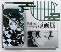 【中古】小物入れ・マルチケース・缶ケース 竈門炭治郎 スライド缶(アクリルステッカー付き) 「鬼滅の刃 吾峠呼世晴原画展」