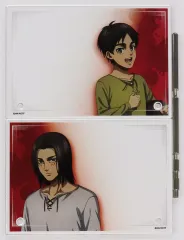 【中古】アクリルスタンド・アクリルパネル エレン・イェーガー 2層アクリルプレート 「進撃の巨人 10 Years Journey POP UP SHOP」