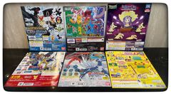 ポケットモンスター　ガシャポン台紙 　６枚セット①　■バンダイ■　■タカラトミー■