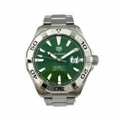 TAG HEUER タグホイヤー WBP208B WHD9692 アクアレーサー WBP 自動巻き 稼働品 ブラック×グリーン×シルバー W122046WQD