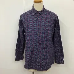USED 古着 カットソー 長袖 長袖シャツ カラーシャツ ポケットシャツ 長袖カットソー プリントシャツ
