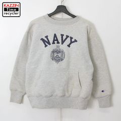 80s USA製 vintage Champion NAVY ダブルフェイス 青タグ リバースウィーブスウェット メンズ 表記Mサイズ