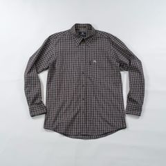 BURBERRY バーバリー チェックシャツ コットン100％ ブラック系 Burberry's of London スタンダードカラー メンズファッション メンズトップス メンズシャツ