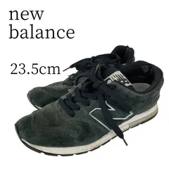 new balance ニューバランス ダークグリーン スニーカー 23.5cm