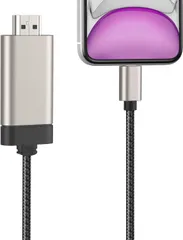[2023年正規認証品]電源/設定不要 iPhone HDMI変換ケーブル 金属制 2m iPhone HDMI lightning HDMI 変換ケーブル 日本語説明書 設定不要