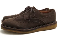 極美品 リーガル　ビジネスシューズ　ウイングチップ　スエード　茶　1578 2025年最新リーガル スエード ウイングチップの人気アイテム - メルカリ