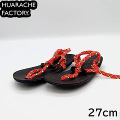 廃タイヤ製ワラーチサンダル／KARASU／27cm（2）