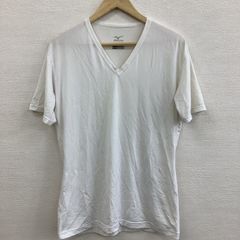 MIZUNO ミズノ　メンズ　半袖Tシャツ　無地　汗吸収抜群　ホワイト