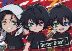 [중고] 클리어 포스터 미니 클리어 포스터 Buster Bros!!!