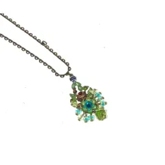 新品未使用 ミハエル・ネグリン ネックレス 鈴蘭 スズラン 薔薇 ローズ ピンク M's Rose Accessories / (sold out)カーマインピンク薔薇2色と